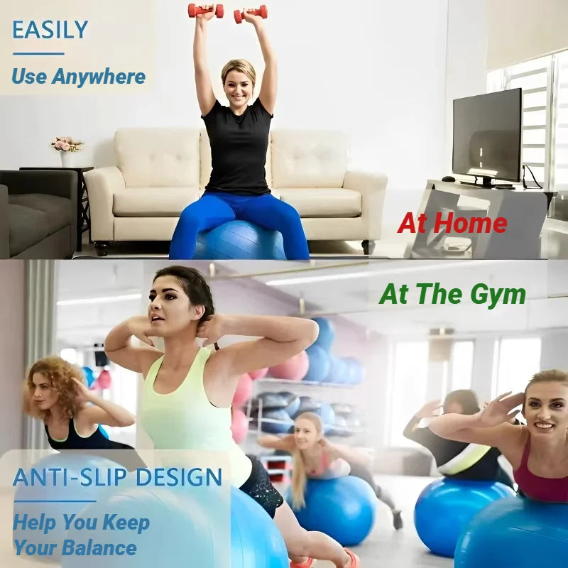 Anti-Burst Yoga Ball