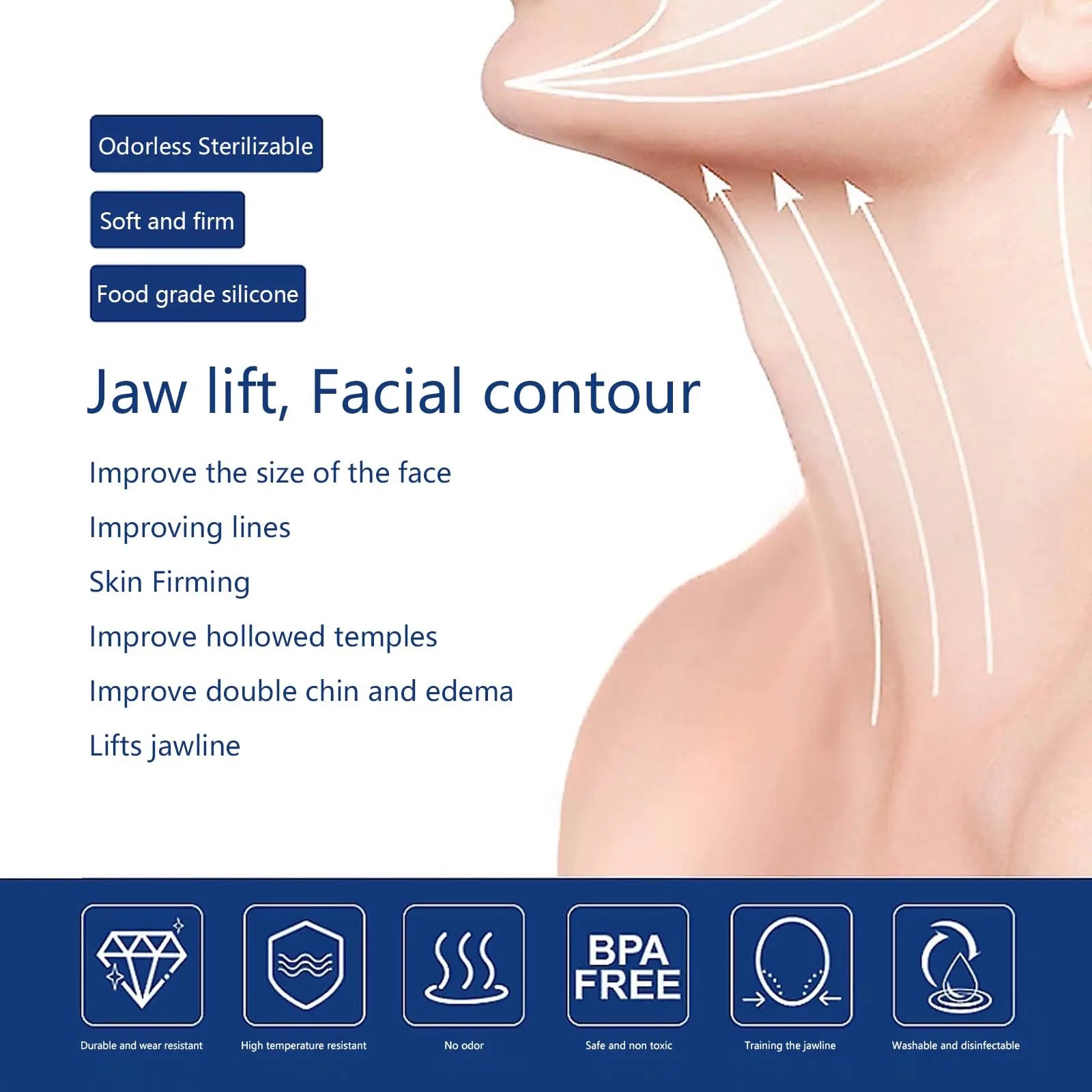 Jawline Trainer with 3 Resistance Levels