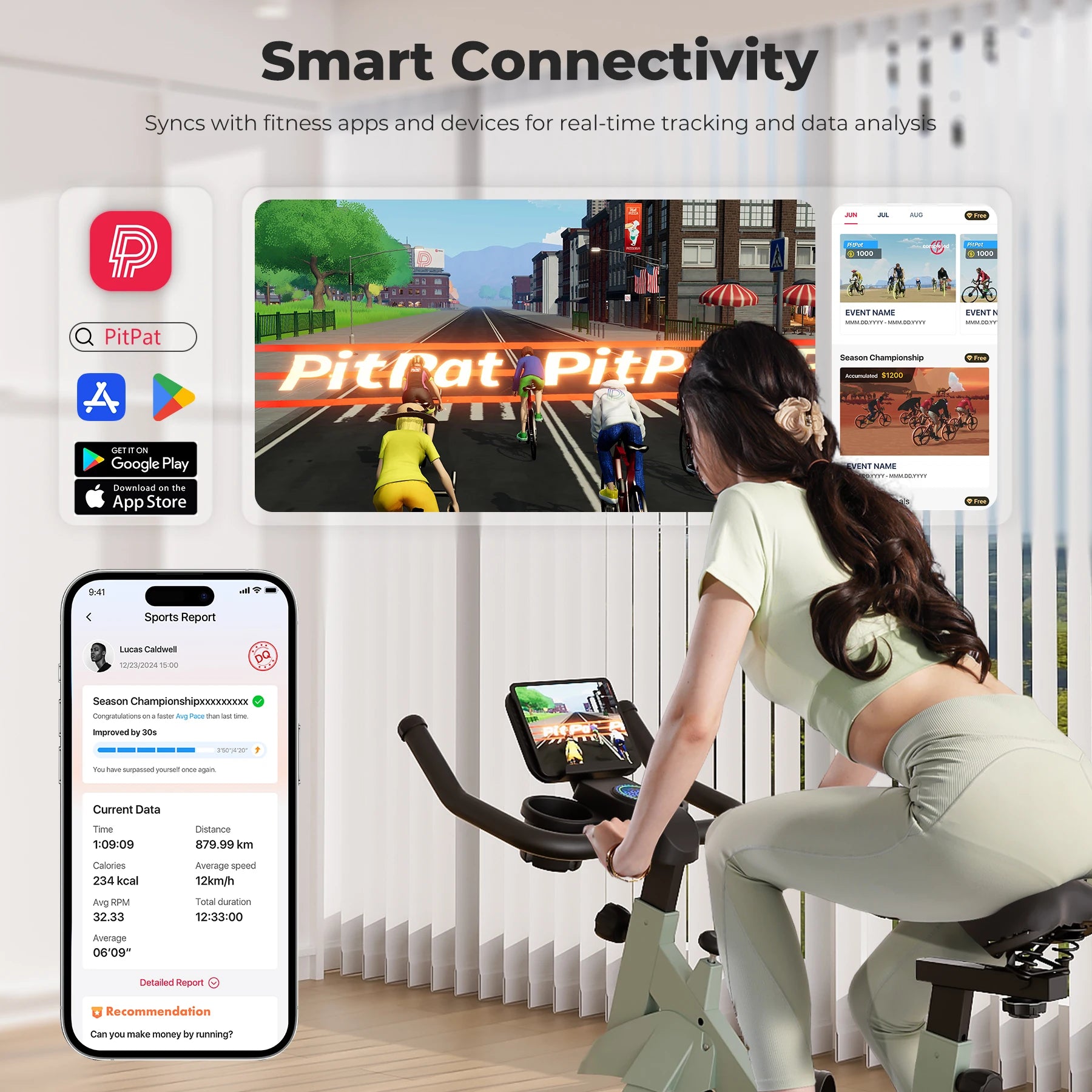 Magnetic Control Exercise Bike