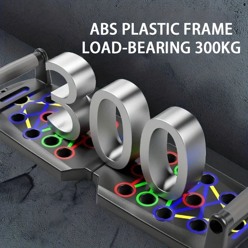 Multifunctional Color-Coded Push-Up Board Set