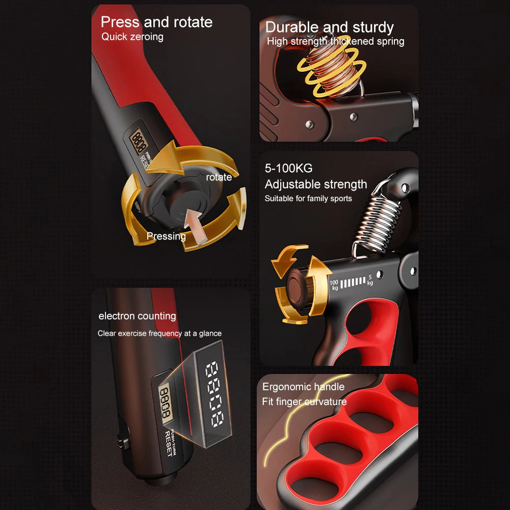 Grip Strength Trainer with Counter