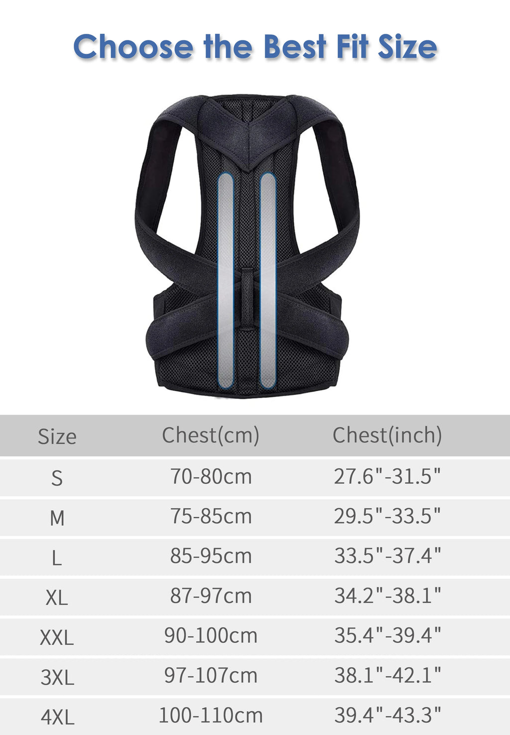 Posture Corrector Back Brace – CS Fit and Well