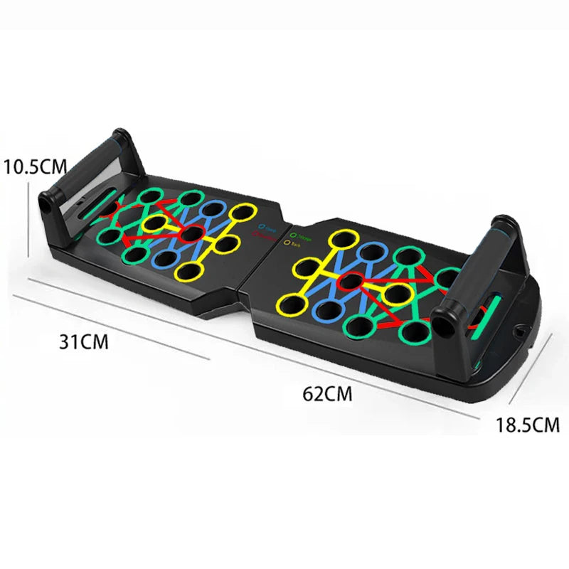 Multifunctional Color-Coded Push-Up Board Set